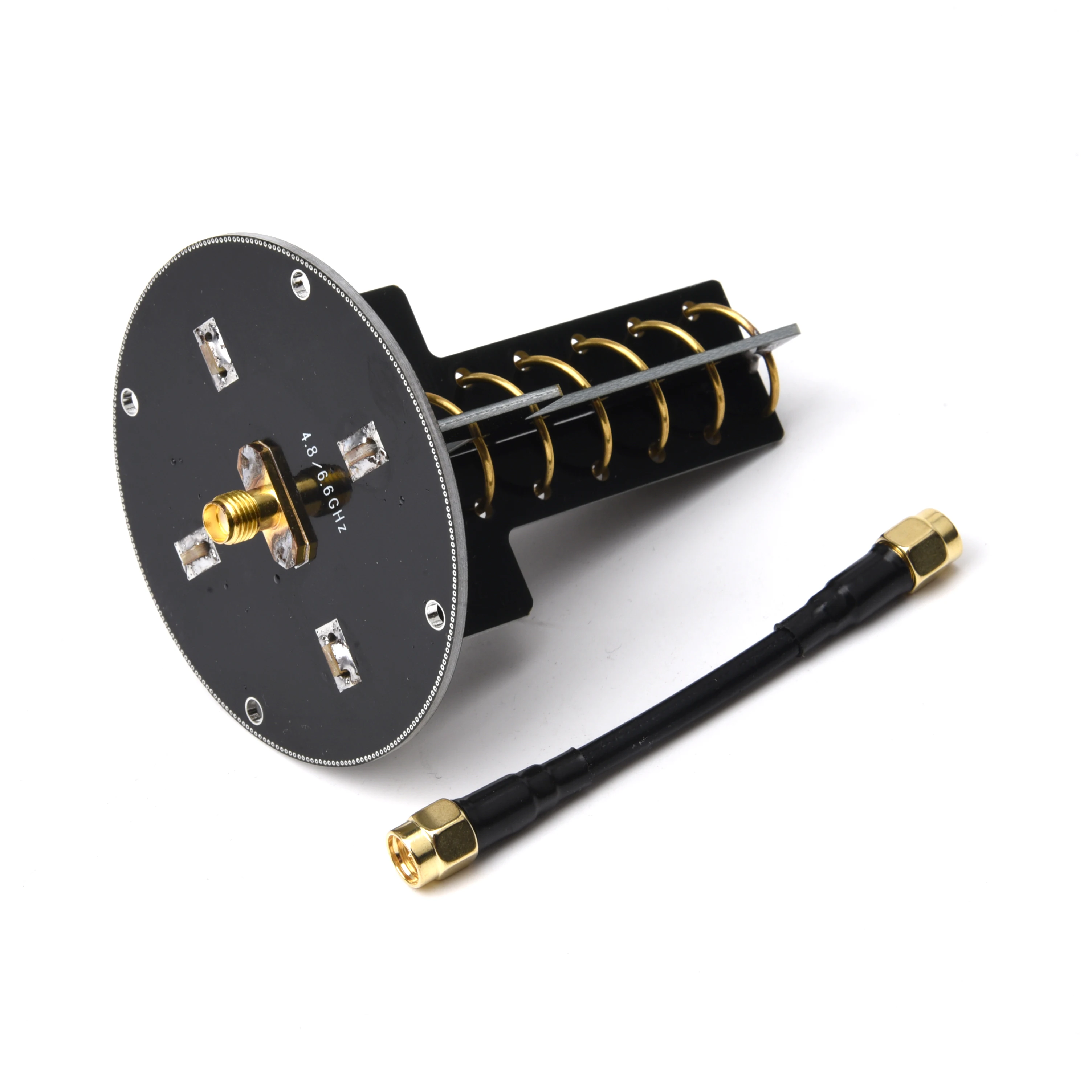 5.8G Directional Antenna RHCP Spiral Antenna High Gain 13DBi RHCP SMA & RPSMA for RC FPV Quadcopter Drone Freestyle Part