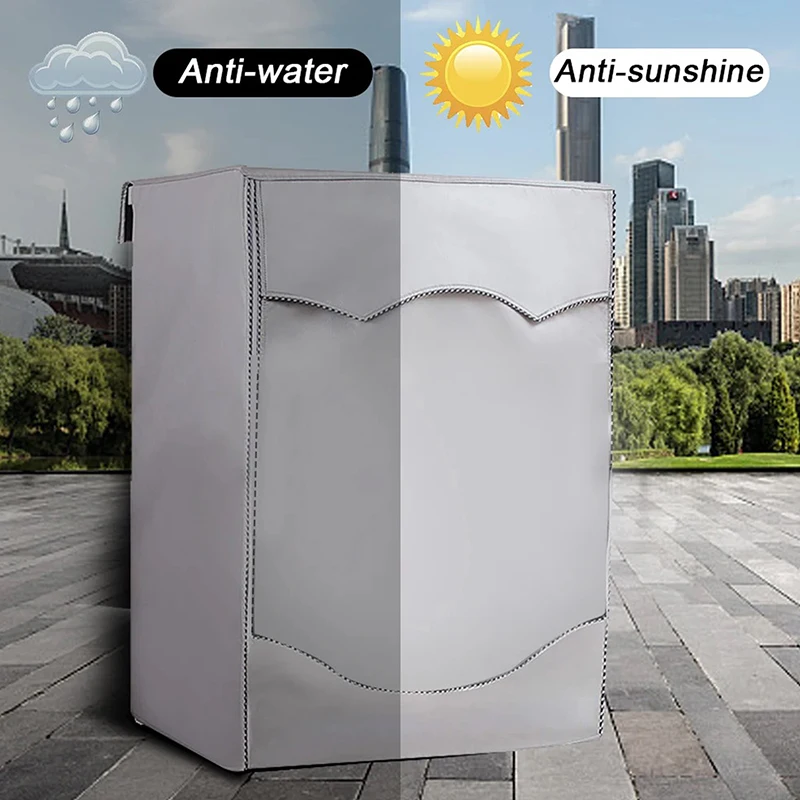 Washing Machine Cover Home Storage Dustproof Sunscreen Front Load Laundry Dryer Covers Waterproof Case