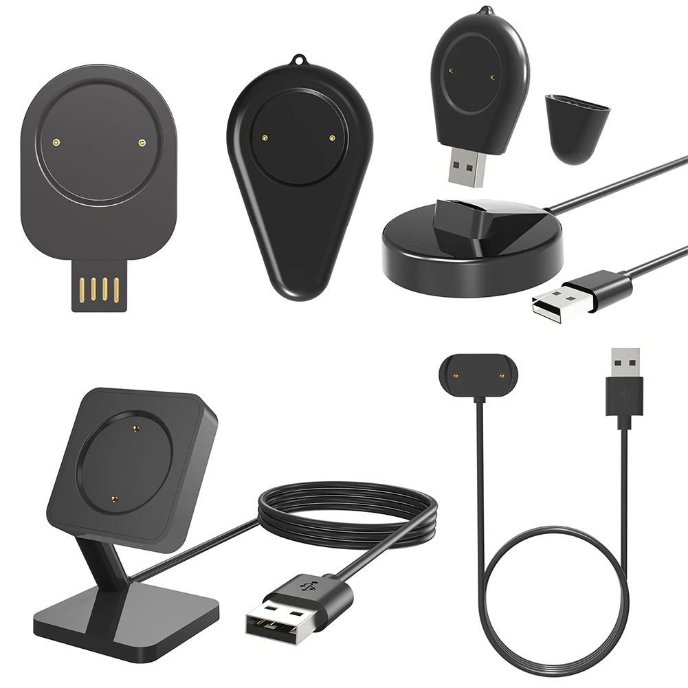 

Plastic Charging Dock Replacement Parts 5V 1A Charger Stand Wire Portable USB Charging Base Cable for Amazfit GTR3 Pro GTR3 GTS3