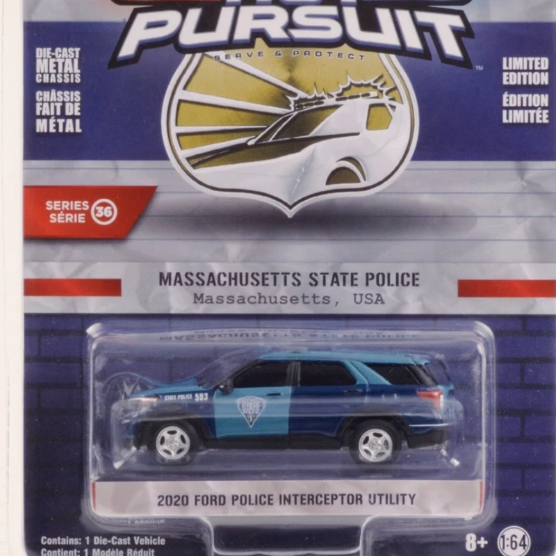 

Зеленый свет 1:64 2020 Ford Police Interceptor Explorer 42930-F, коллекция игрушек, маленькие подарки, модель, настенная подвеска