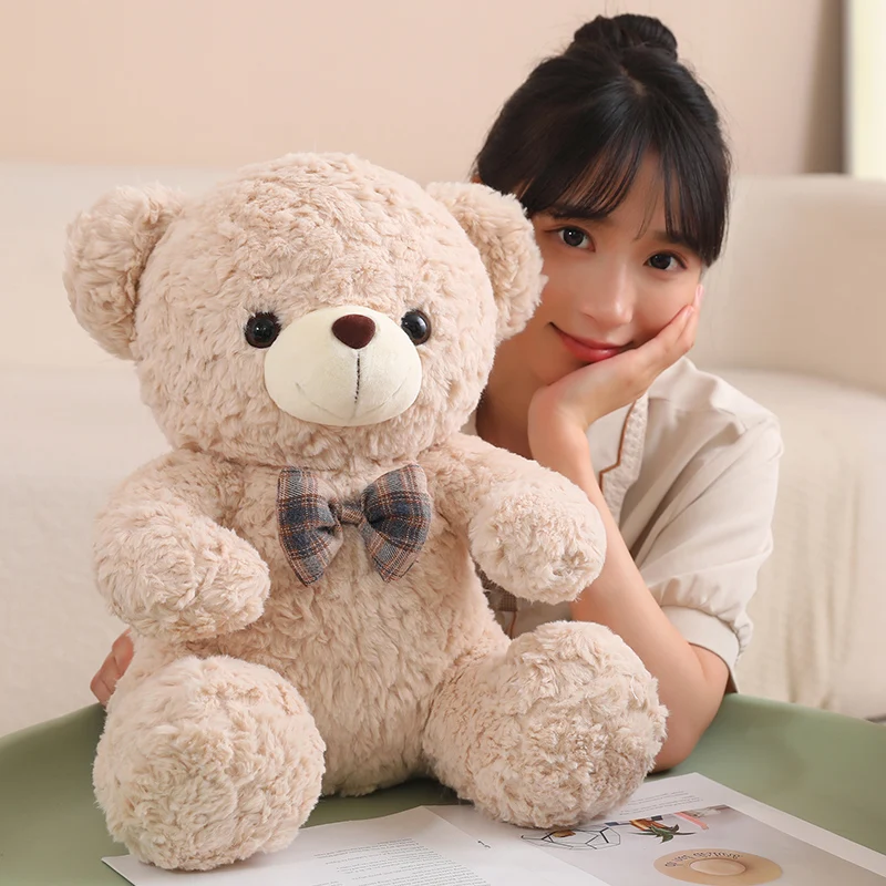 35cm 50cm 60cm Teddy Bear Throw Pillows Soft And Comfortable Stuffed Animals Kawaii Home Decoration Holiday Gift Send Family