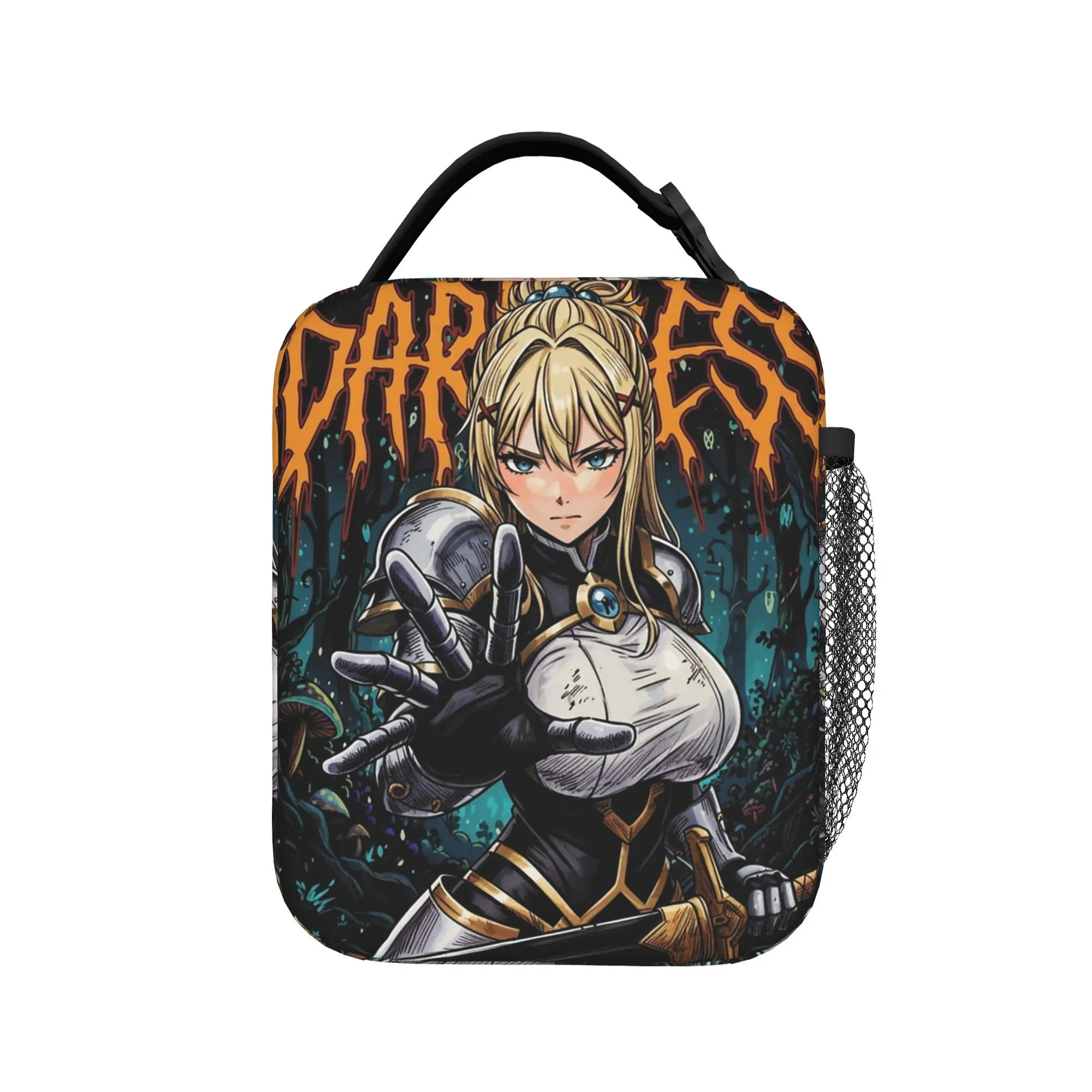 Darkness Konosuba Anime Fanart Insulated Lunch Bags Leakproof  Lunch Container Thermal Bag Tote Lunch Box Picnic Food Handbags