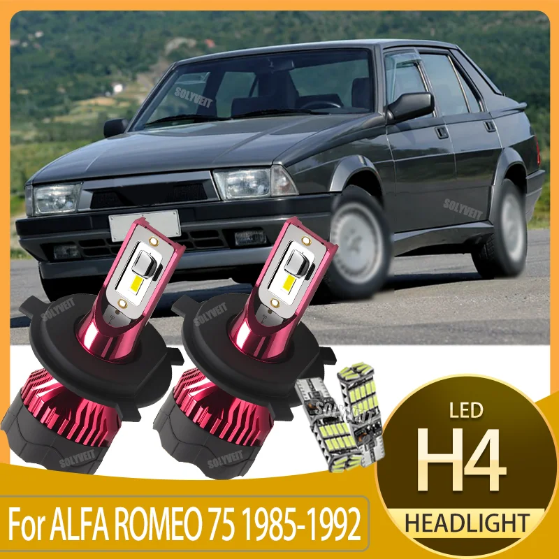 

See the Night Like Daytime: 150W H4 LED Headlight Kit Delivers 15000LM For ALFA ROMEO 75 1985 1986 1987 1988 1989 1990 1991 1992