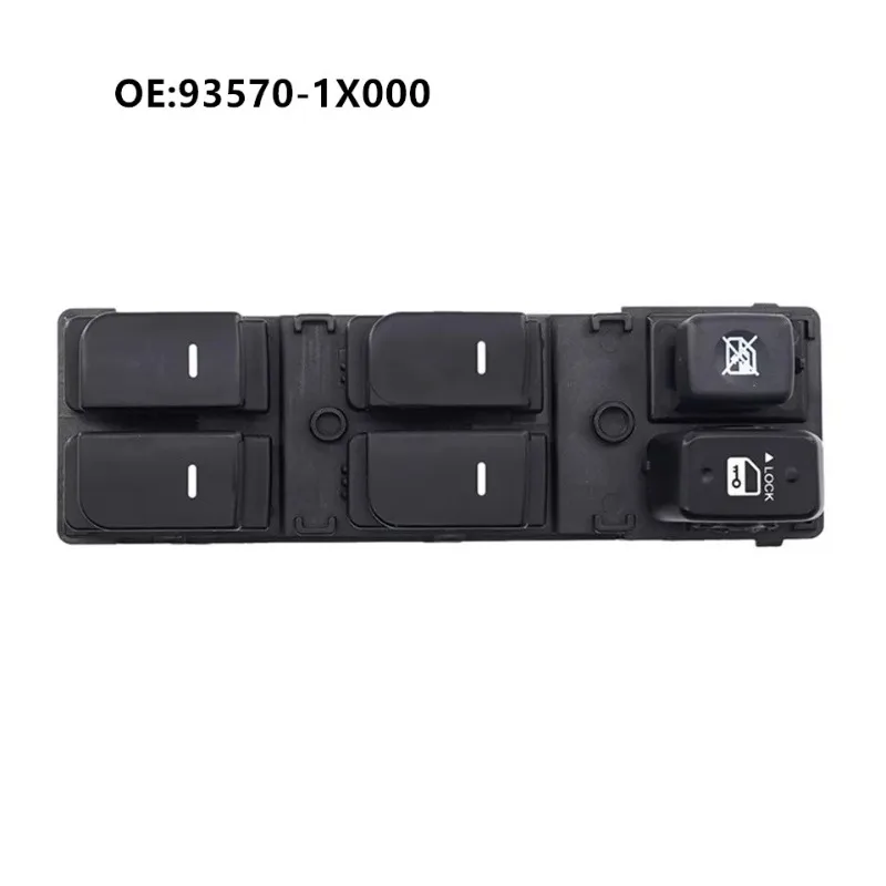 Master Power Window Lifter Control Switch for Kia Forte Cerato Front Electric Door Window Regulator Button Switch 93570-1X000