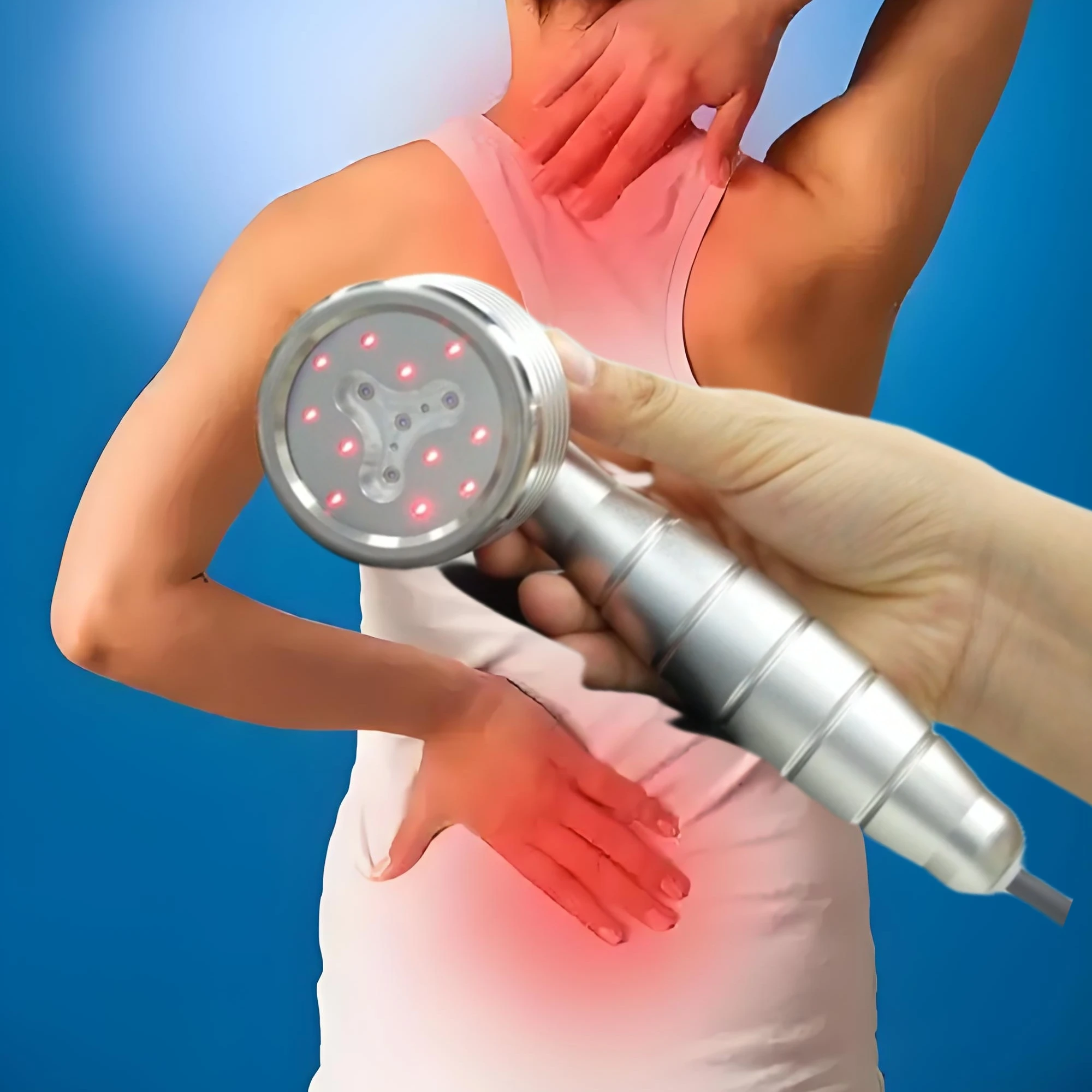 High Power Cold Laser Therapy Equipment 650nm 808nm Deep Tissue Pain Relief Arthritis Physiotherapy Clinic Home Use