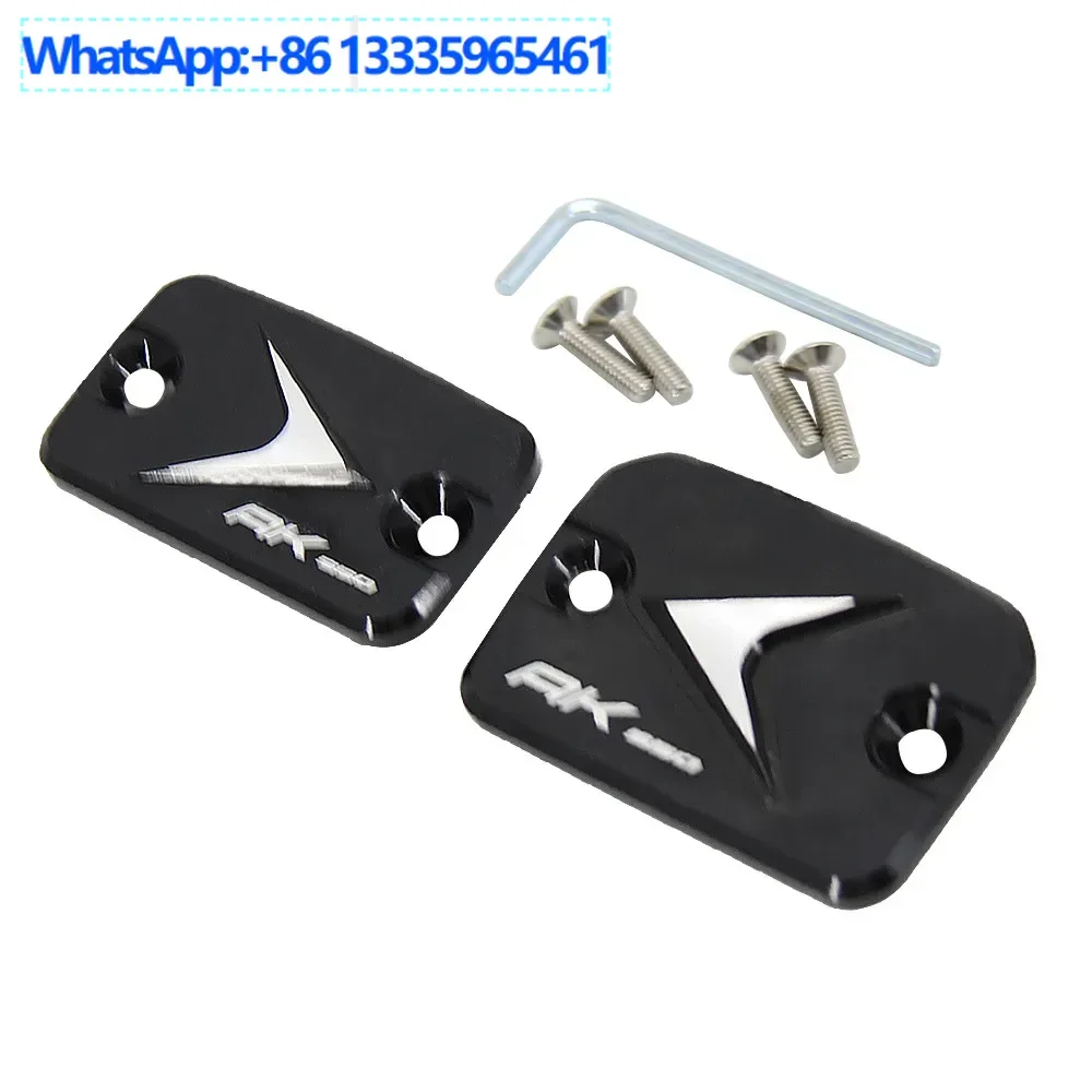 

2PCS is suitable for KYMCO AK550 motorcycle parts gas fuel tank refueling cover front brake fluid storage tank cover
