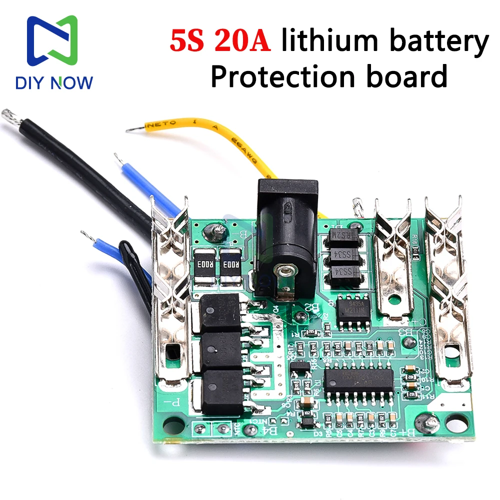 5S BMS 18V 21V 20A Li-ion Lithium Battery Pack Protection Circuit Board Module Battery Charging Protection Board