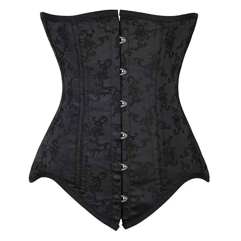 

Long Torso Corset Sexy Gothic Bustier Corset Underbust Steel Boned Heavy Duty Waist Trainer Shapewear Women Body Shaper