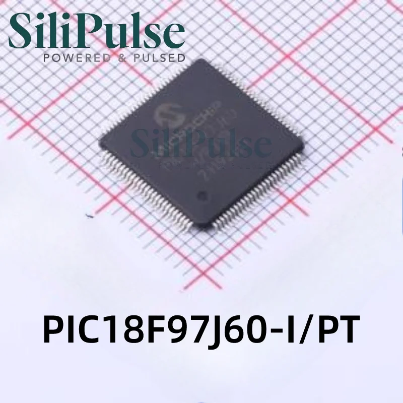 (1/5pcs) PIC18F97J60-I/PT TQFP-100(12x12) 100% Original In Stock (MCU/MPU/SOC) 2V~3.6V 70 PIC 128KB