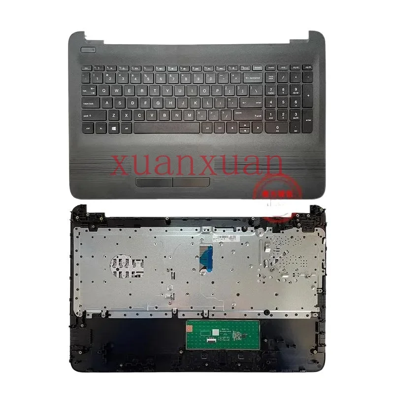 for HP 15-AC 15-BA 15-BN 15-AY 15-AF TPN-C125 C126 New Keyboard palmtest touchpad