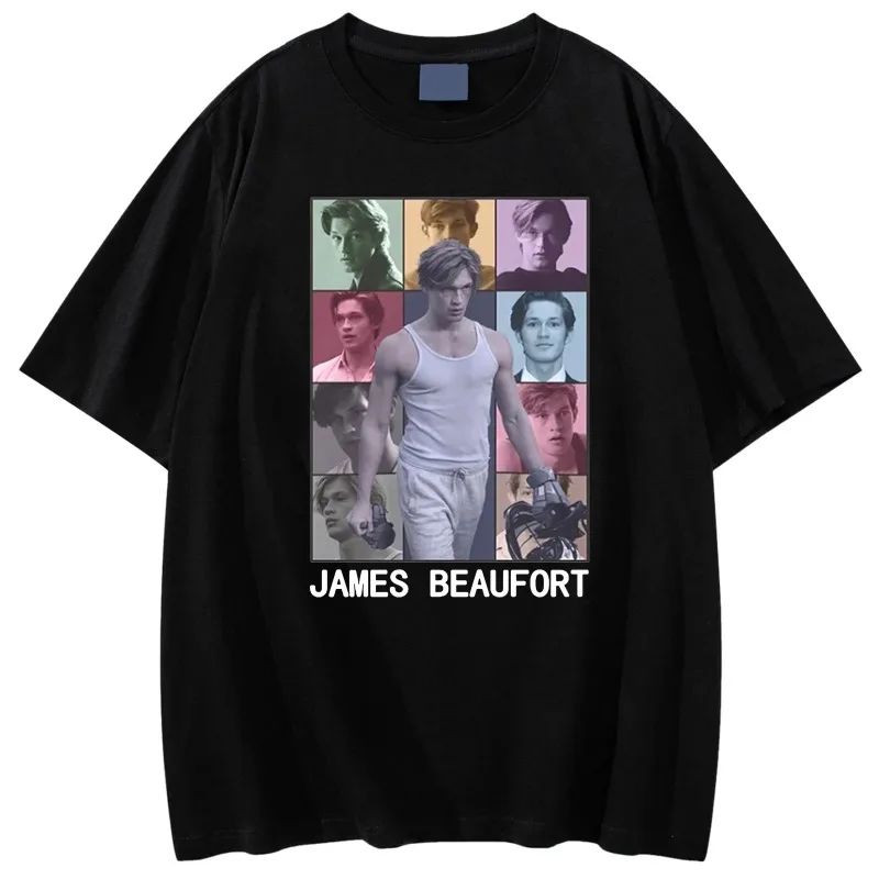 T-Shirt Men Aesthetic Maxton Hall The World Between Us Unisex High Quality Vintage Breathable Fabric Cotton Tees Shirts Tops