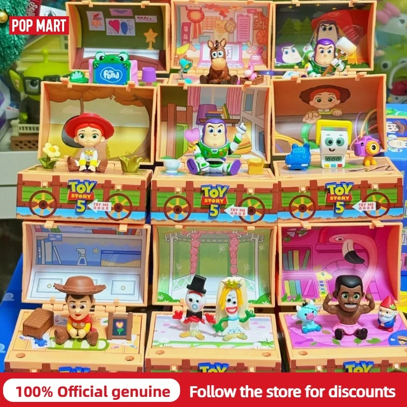 Genuine POPMART Pixar Toy Story 5 Blind Box Anime Figure Model