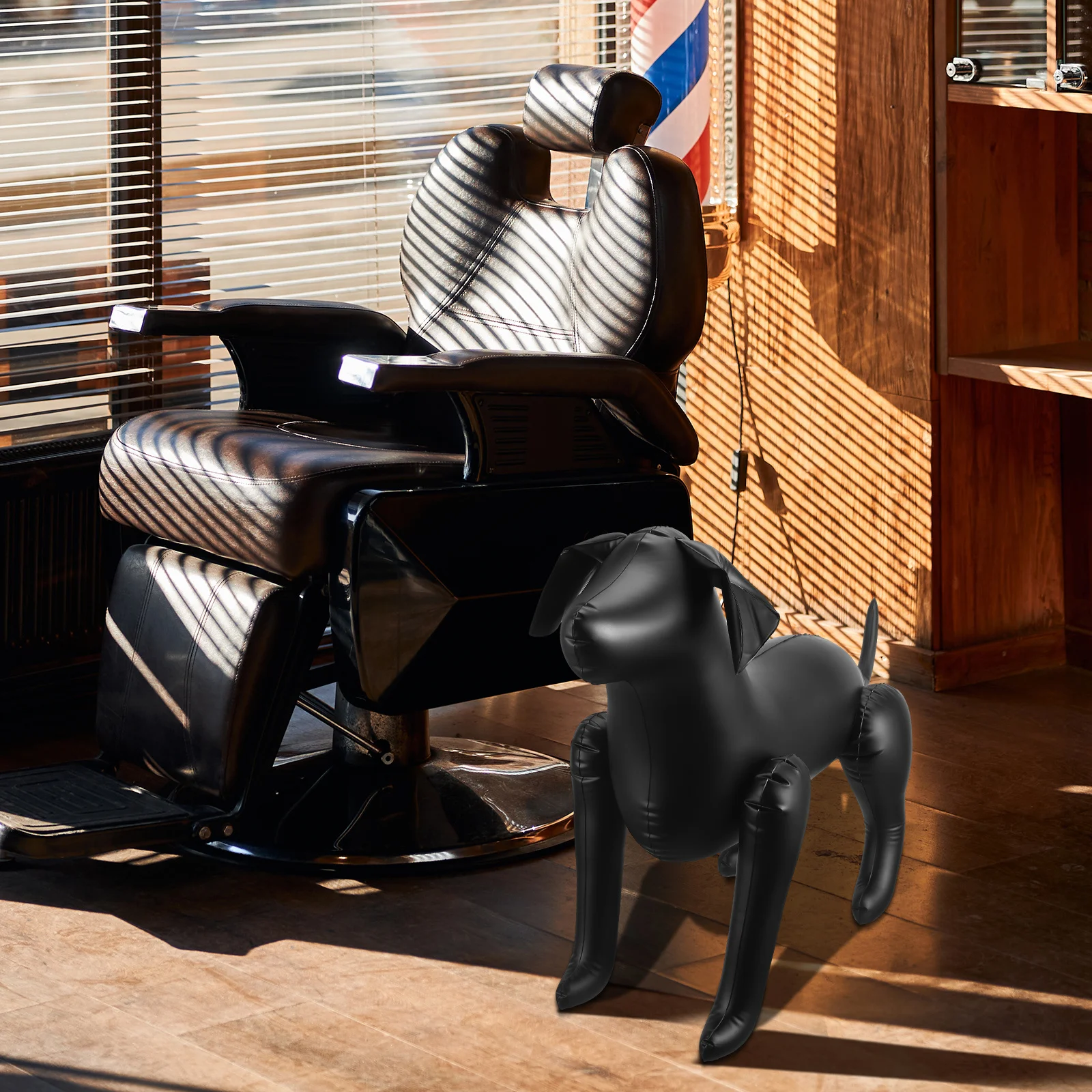 

Inflatable Dog Display Stand Lightweight PVC Mannequin for Pet Clothing Stores Events Exhibitions and Retail Display