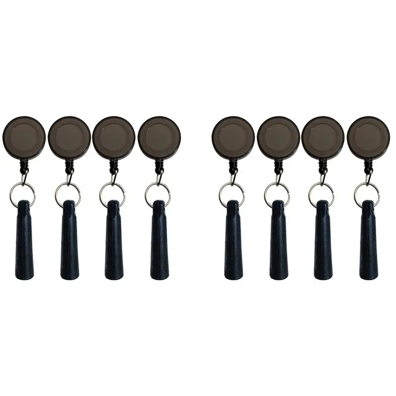 Stylish-8 Pcs Elastic Silicone Retractable Pencil Holder, Duty Retractable Pull Pen For Woodwork, Bricklayer, Handicraft Maker