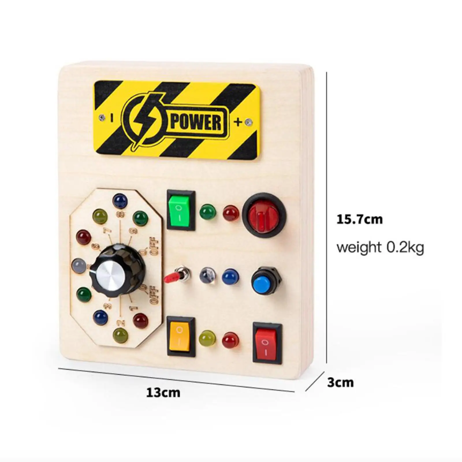 Montessori Drukke Board Schakelaar Licht Speelgoed Praktische Vaardigheid Voor Jongens En Meisjes