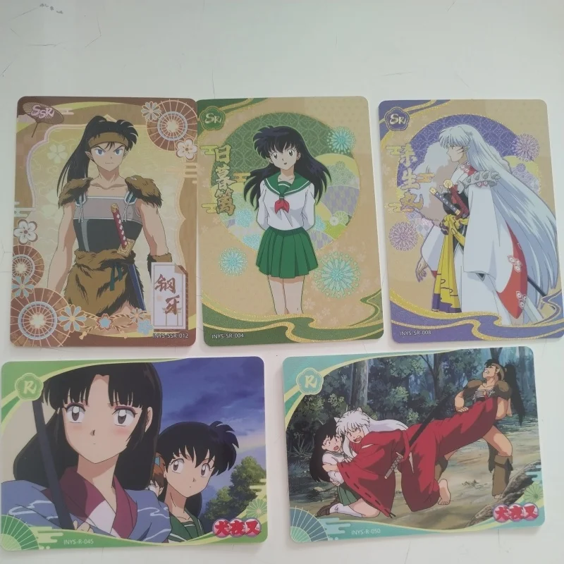 카유 공식 인증 이누야샤 카드 게임 컬렉션 카드 및 클라우드 팩 애니메이션 테마 장난감 취미 수집품