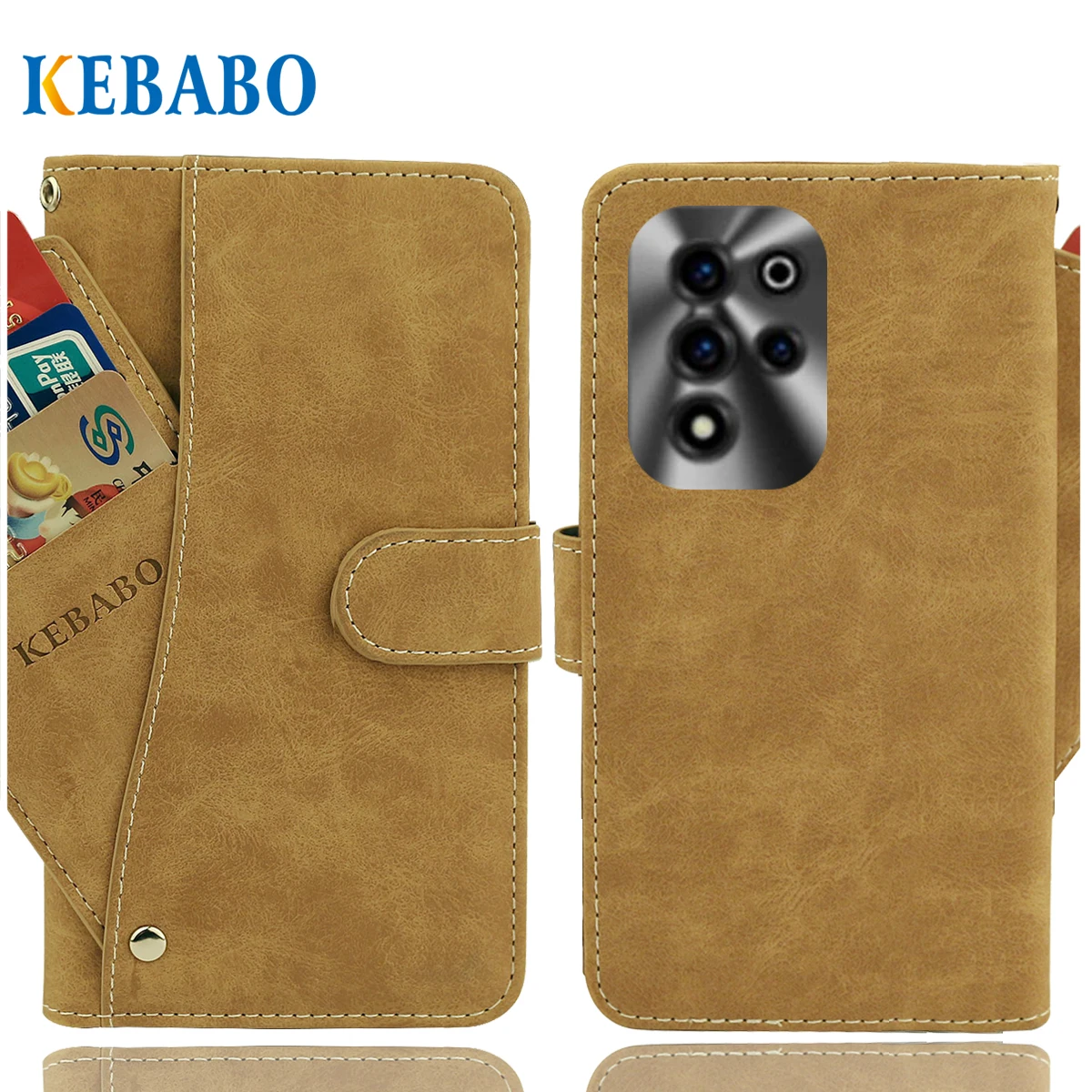 Cartera de cuero Vintage para Philips S7220, funda de 6,74 pulgadas con ranuras para tarjetas de lujo, funda antideslizante, fundas protectoras para teléfono, bolsas