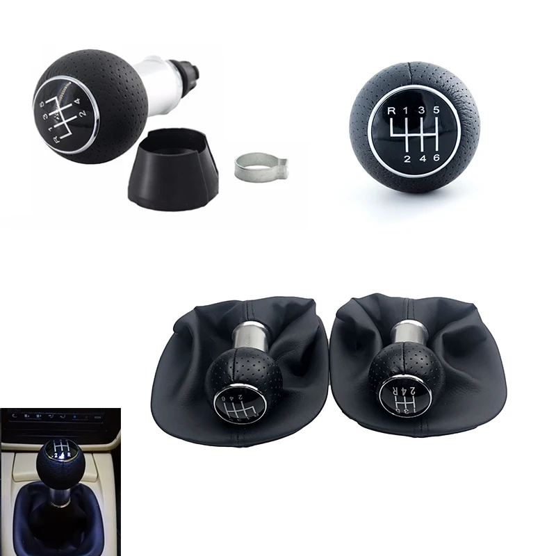 Manual  5/6 Speed Shift Knob Gear Shift Knob Boot Case For VW Passat B5 B5.5 1998-2004 B5 FL (00-05) 3B B5 3B2 3B5 1996-2000