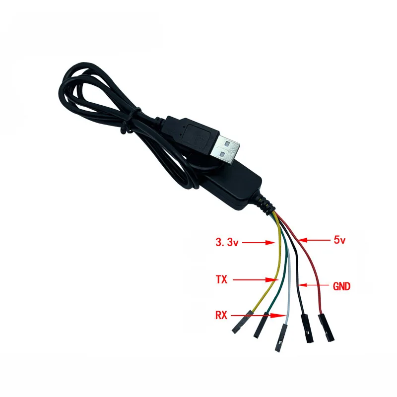 USB to TTL serial port module download Cable USB to serial port CH340C flash line DuPont line