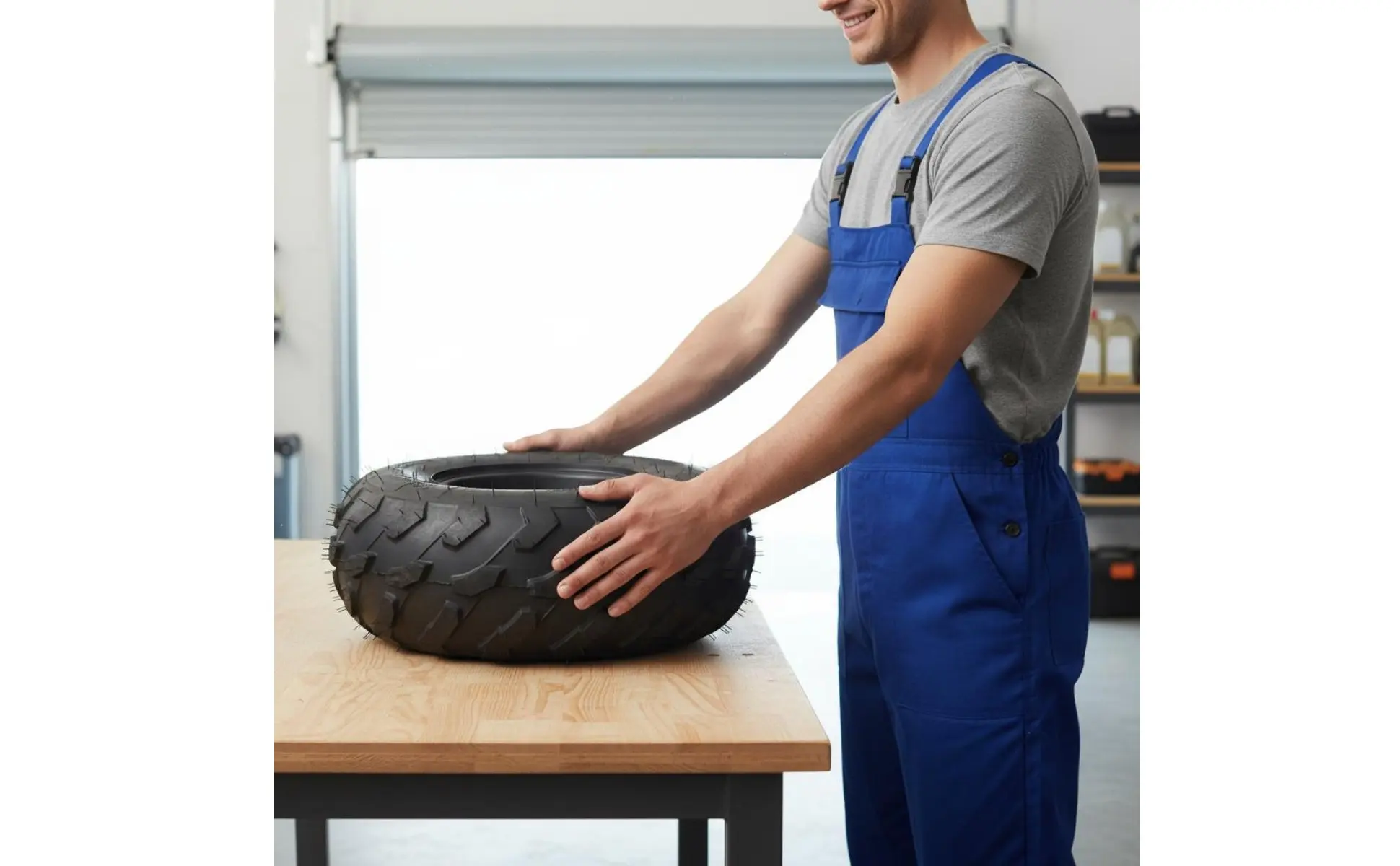 Go-Kart Kart Tire and Rim Heavy Duty 16x8-7 Go-Kart Kart Wheel Tire Away-Road Part High Performance for Beach