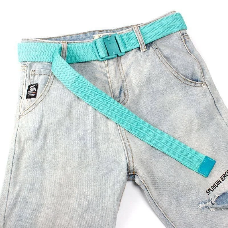 cinto-de-lona-macio-feminino-casual-decorativo-com-fivela-dupla-azul-estilo-coreano-para-calcas-de-estudante-moderno-e-estiloso