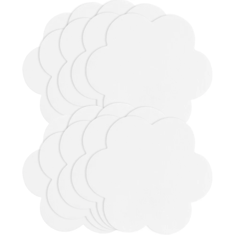 

10 Pcs Cotton Oil Painting Board Wood Boards for Small Canvas Canvases Flat Drawing White Tool