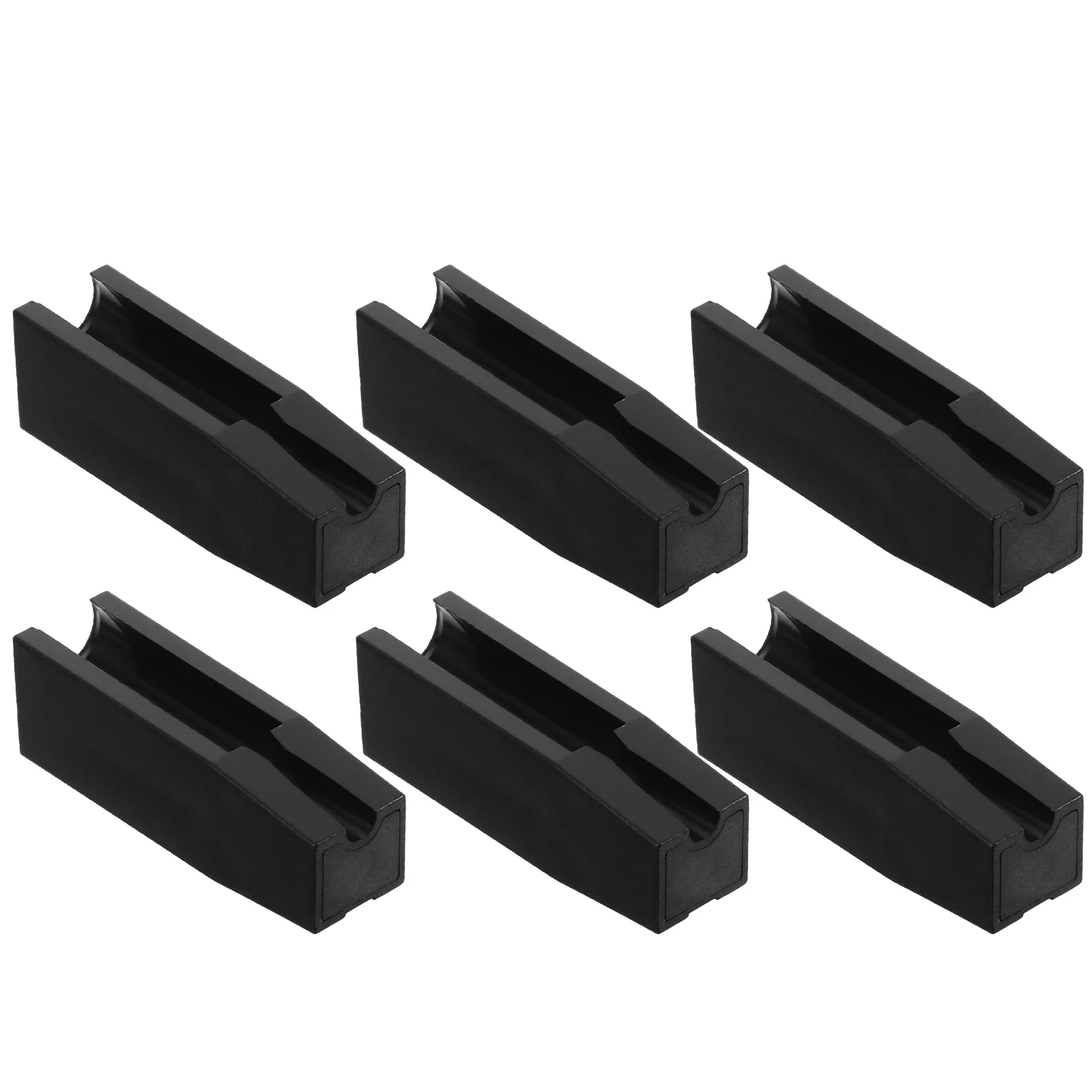 6Pcs Eyebrow Pencil Sharpener Assistant Device Premium Portable Sharpener Slot for Makeup Pencil Eyeliner Sharpening Tool