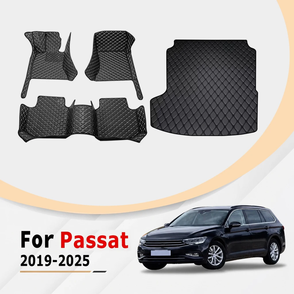 

Car Floor Mats Trunk Carpets For Volkswagen vw Passat 2019 2020 2021 2022 2023 2024 2025 Cover Product Auto Interior Accessories