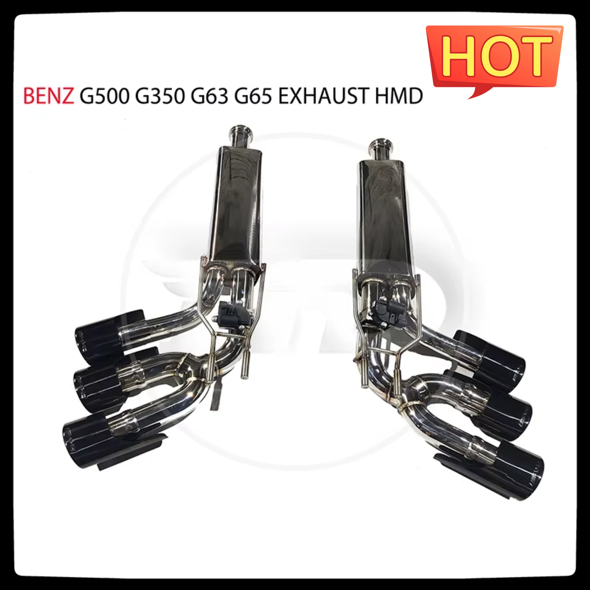 HMD Stainless Steel Exhaust System for Benz G500 G350 G63 G65 G Class W464 Muffler Electronic Valve Car Accessories