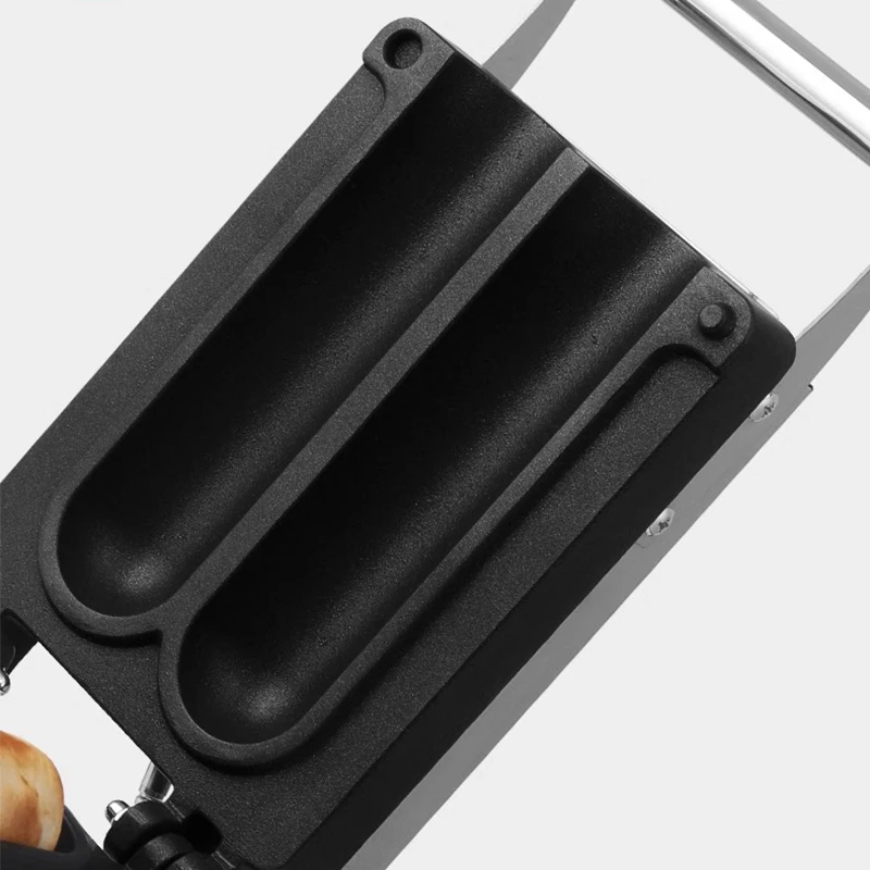 Machine à gaufres jetables numériques avec minuterie, rouleau de viande rond, mini burrito, équipement de collations chaudes