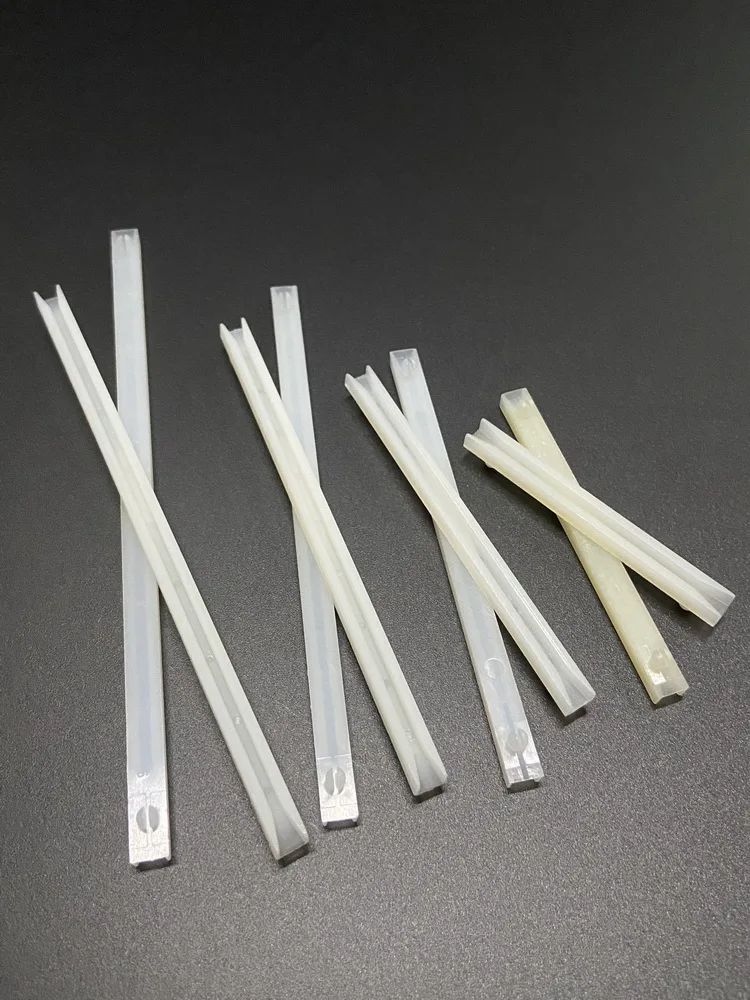 Nylon 66 Material Natural Screw Free Fix And Install The PCB Board On The Chassis Plastic Clamp Strip Card Guide Rail CG Series