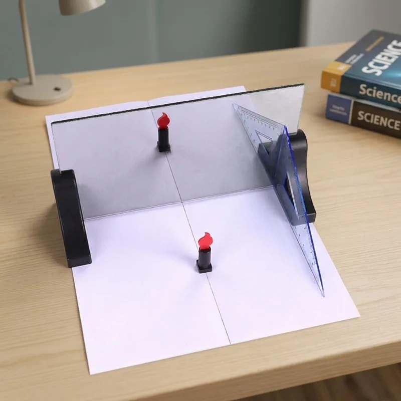 Plane Mirror Imaging Experiment Device Half Mirror Junior High School Physics Optical Experiment Equipment Teaching Instrument