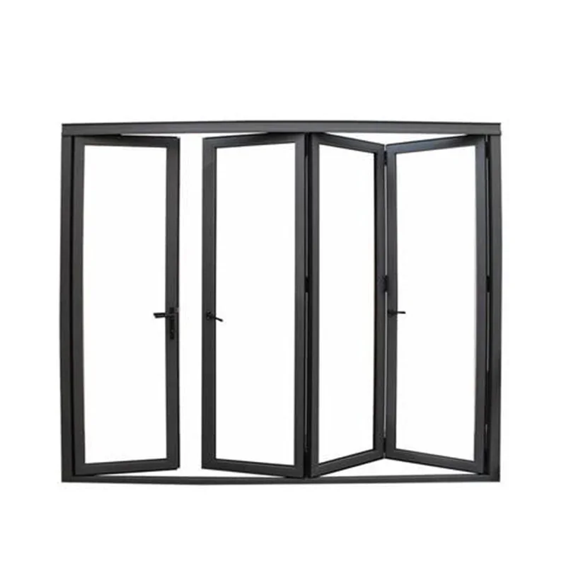 

Brand New DRUET Superlative Performance Bi-Fold Doors Mall Folding Door Aluminum Alloy Frame Bi-Fold Doors