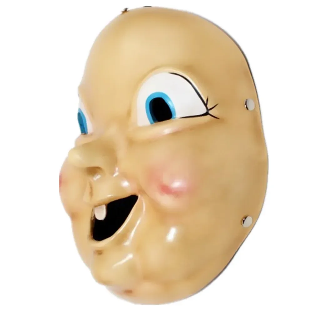Máscara de Halloween, estudios de truco o trato, feliz día de la muerte, máscara asesina, accesorios de actuación para Cosplay, versión de resina usable