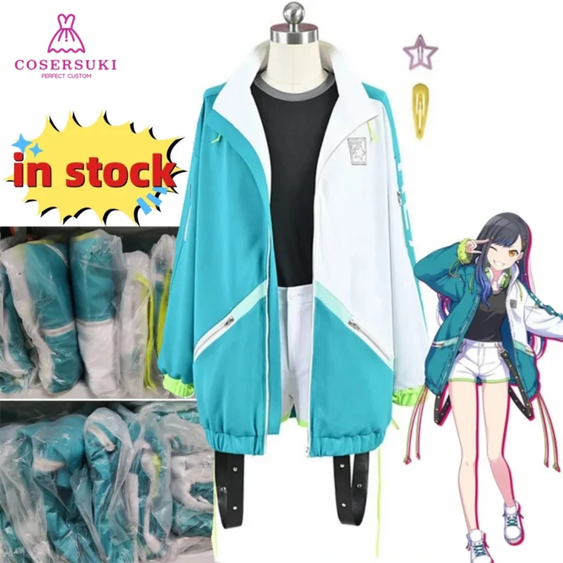 مشروع Sekai المرحلة الملونة Shiraishi زي تنكري لزي مؤتمرات كرنفال الهالوين قابل للتخصيص