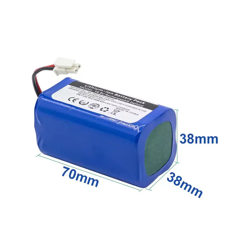 Batterie Li-Ion 4S1P 14.4V 6800mAh18650 Pour Robot De Balayage Polaris PVCR 6800 Imou Bagotte BG800 KyvolE31 Coredy R750