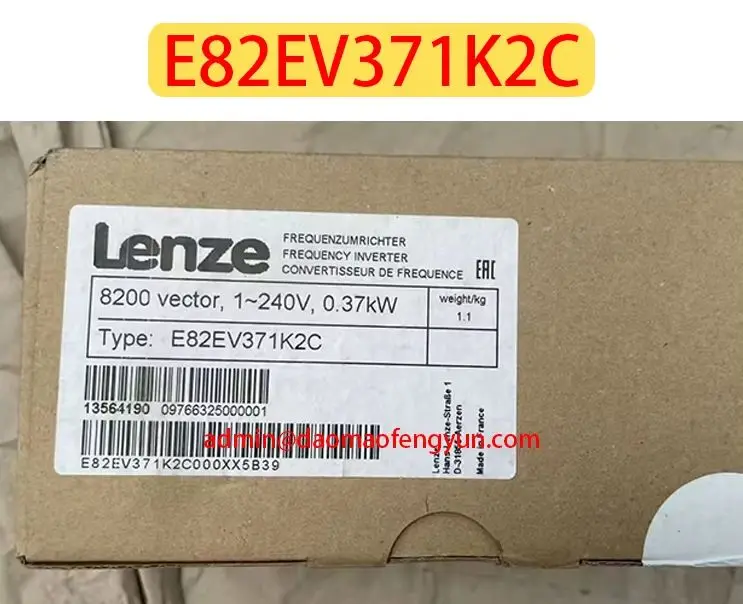 Original Genuine 8200 vector E82EV371K2C Brand new Converter，0.37KW，In Stock，Fast shipping