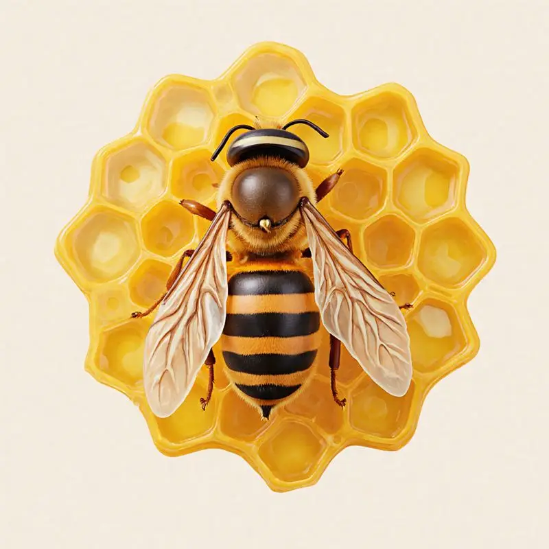 1Pc Honeybee & Honeycomb Vinyl Sticker Waterproof Irregular Shape Decal for Car Windows Laptop Helmet Skateboard