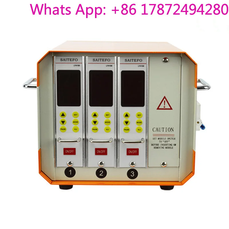 OEM 3 Zones PID Temperature Controller, Digital Screen Self-tuning Burn-proof for Water Mold Temperature Control Machine