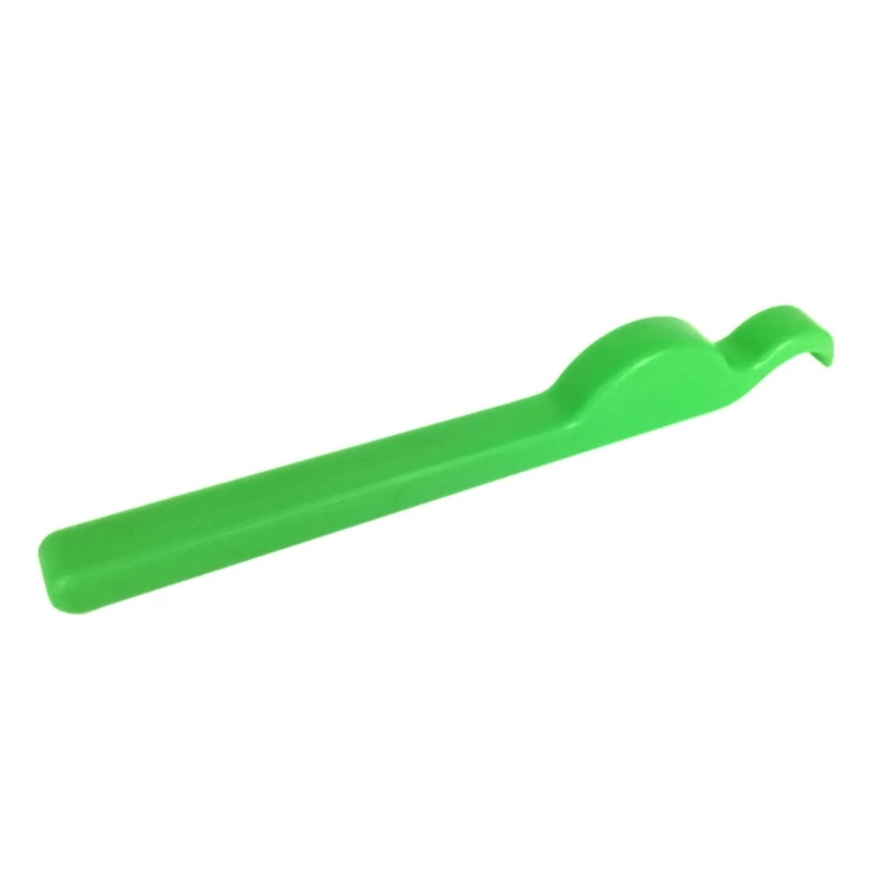 Auto Body Repair Helper Tool with Shaped Green ABS Clip Profile for Controlled Contact, Panel Repair Support, and Garage Service