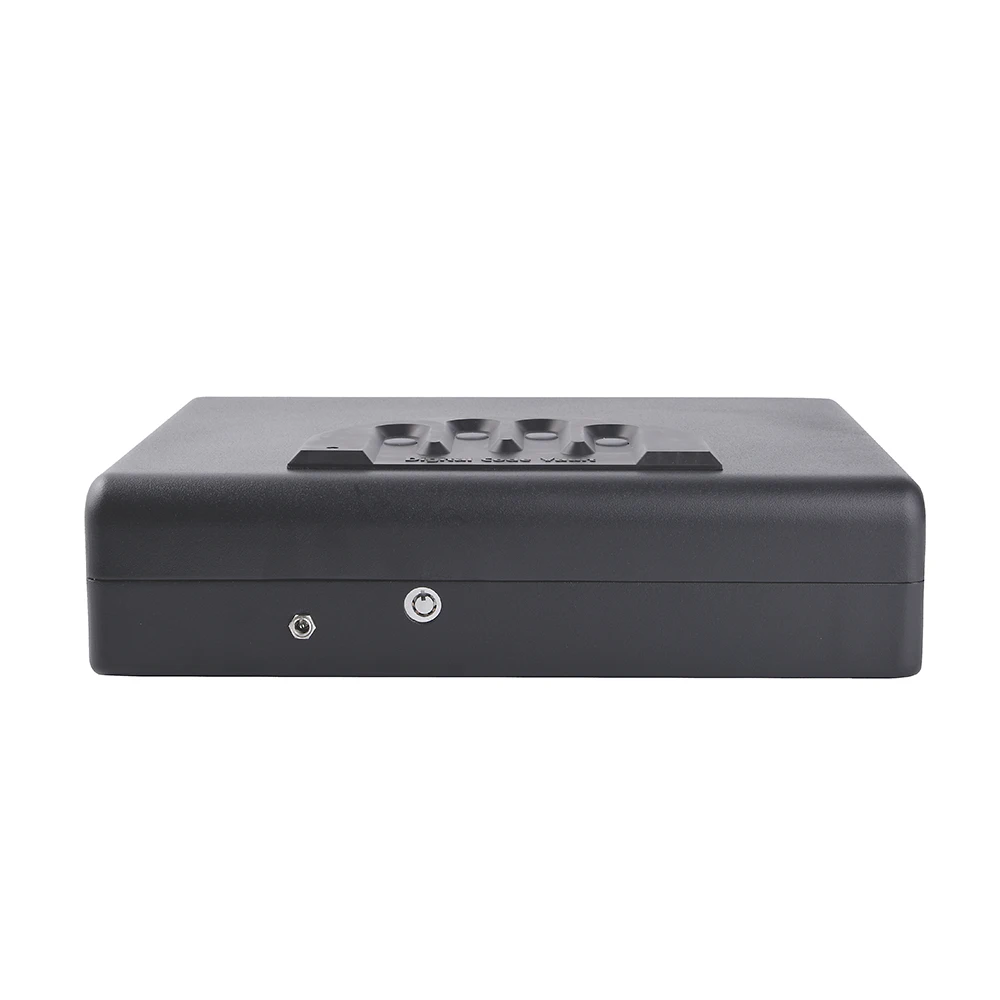 Password Gun Safe for Handguns, Pistol Safe Fits 3 Handguns , Quick Access, Security Cable, Portable Lock Box, Nightstand