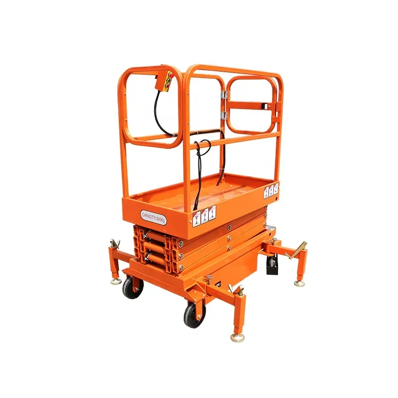 

Lifting Machine,Versatile 0.7m Wide MIni Lifting Machine For Indoor And Outdoor Small Aerial Man Lifts With Personnel Basket