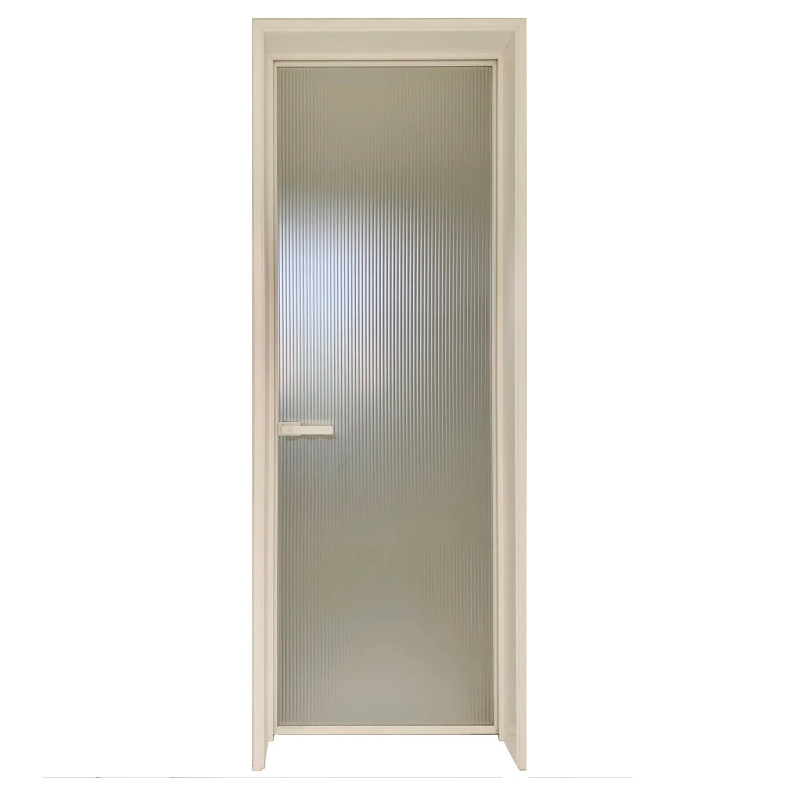 Extremely narrow toilet swing door Light luxury bathroom Toilet tempered glass door Simple modern household bathroom door