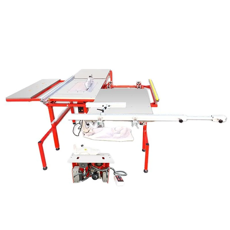 

High Precision Horizontal Panel Saw Woodworking Table Saw 1800W 2500mm Max Workpiece Length Portable Dust-free