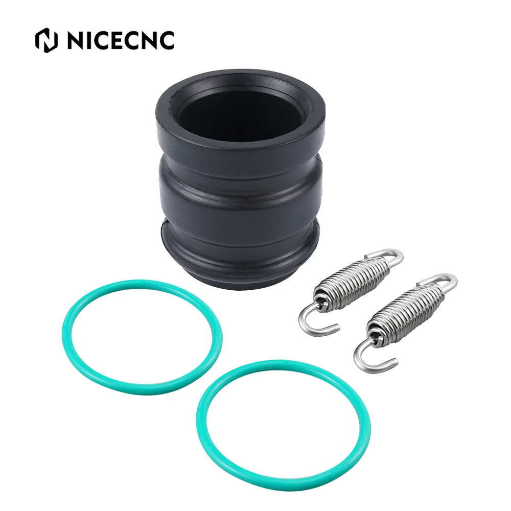 

NICECNC For Beta RR 250 RR 300 2013-2023 Motorcycle Exhaust Coupler Kit Muffler Tailpipe Rubber Seal 50205057000 For KTM EXC 300