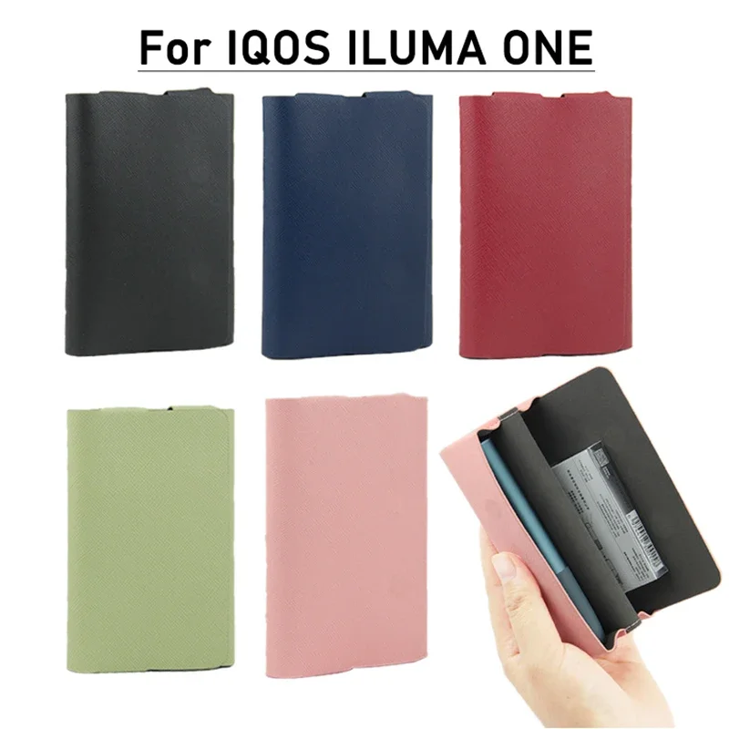 Custodia in pelle PU tinta unita per custodia IQOS ILUMA ONE Pouch