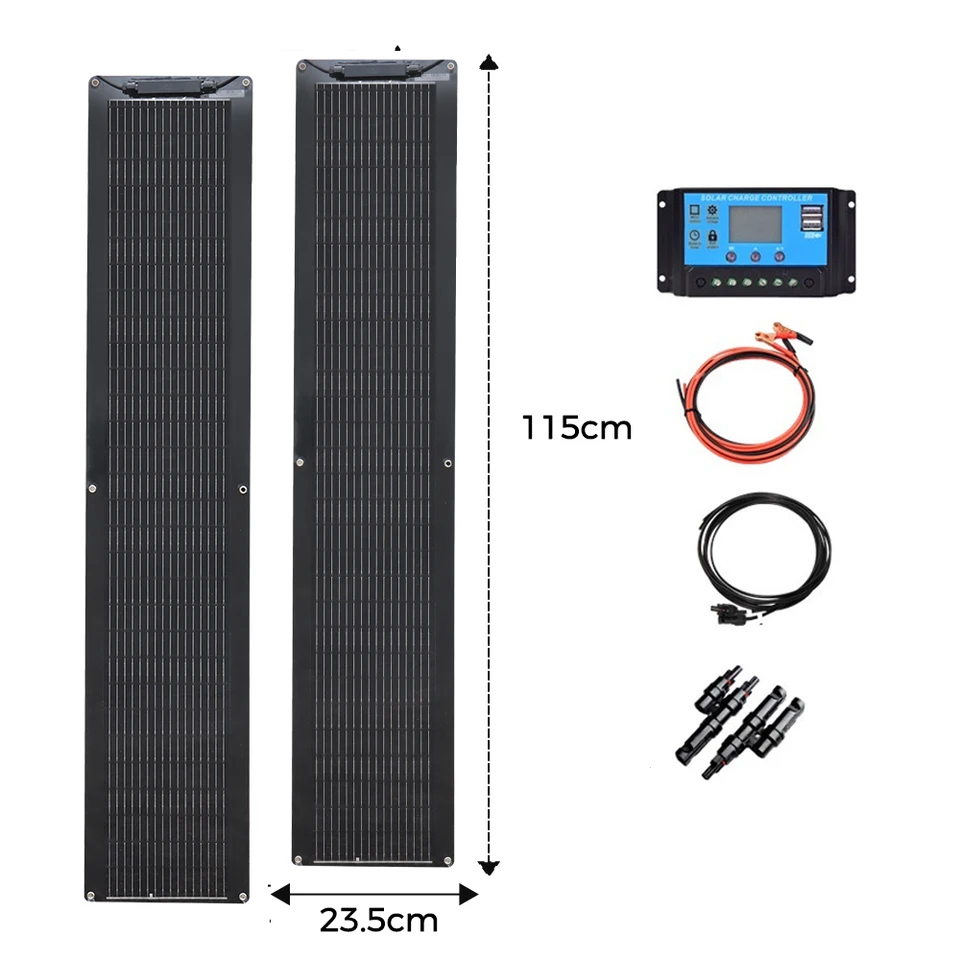 Flexible Solar Panel Kit Monocrystalline Battery Charger