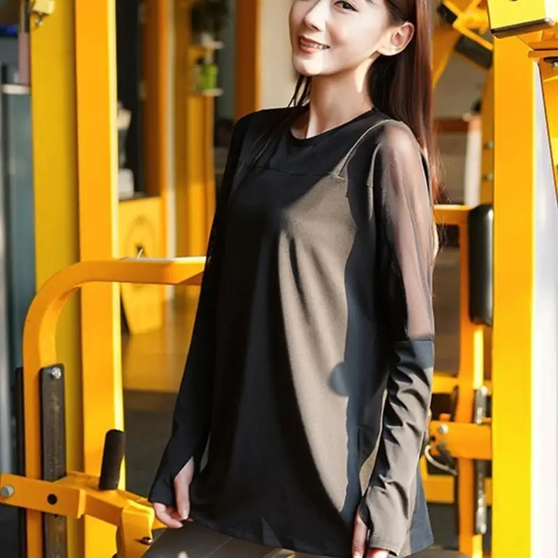 U2JB Womens Gym Running Blouse Loose Fit Sports T Shirt Active Short Sleeve Shirt with Quick Drying for Sports and Leisure