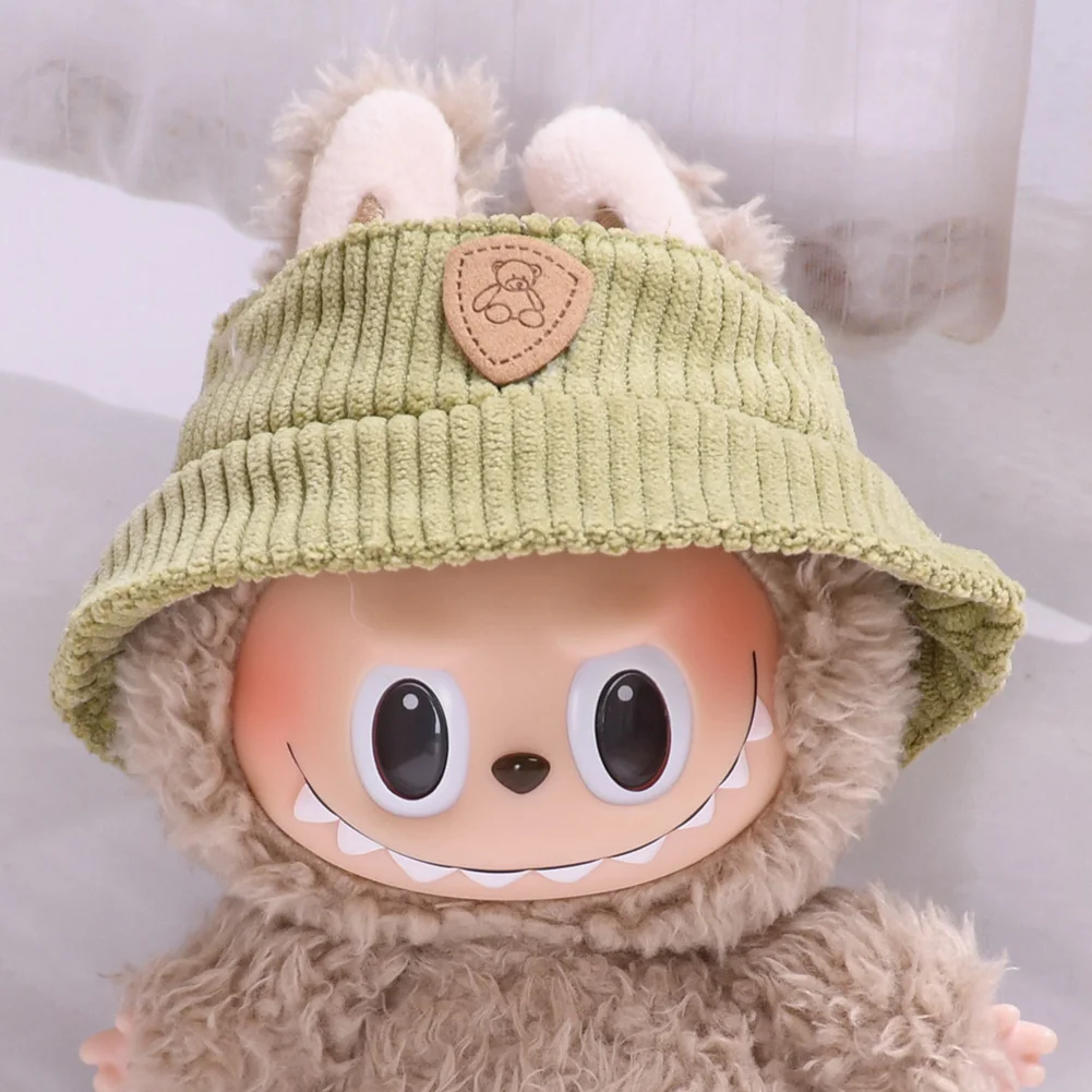 For Labubu V1 V2 doll denim hat decoration Dolls Accessories Cute Decorations