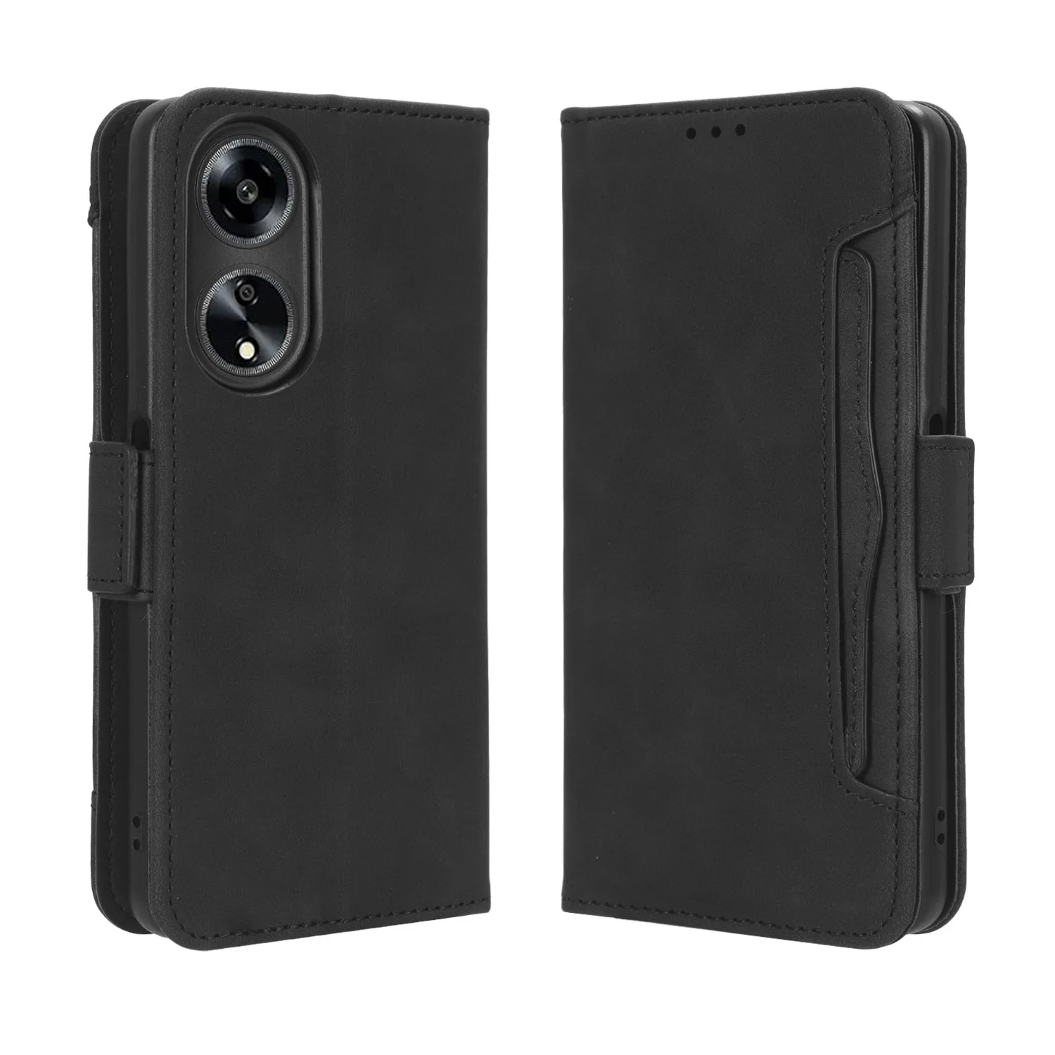 Leather Shockproof Phone Case, Card Slot Wallet Cover for Oppo A1, A1x, A2x, A98, A78, 4G, 5G, A1 Energy Edition, Separate Type